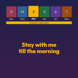Backdrop Studio lyric video style