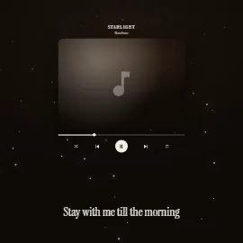 Now Playing lyric video style