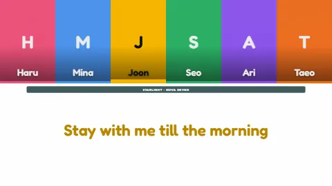 Palette Tint lyric video style