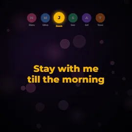 Pop Group Header lyric video style