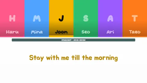 Premium Idol Header lyric video style