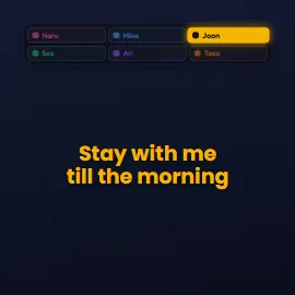 Six Performer Header lyric video style